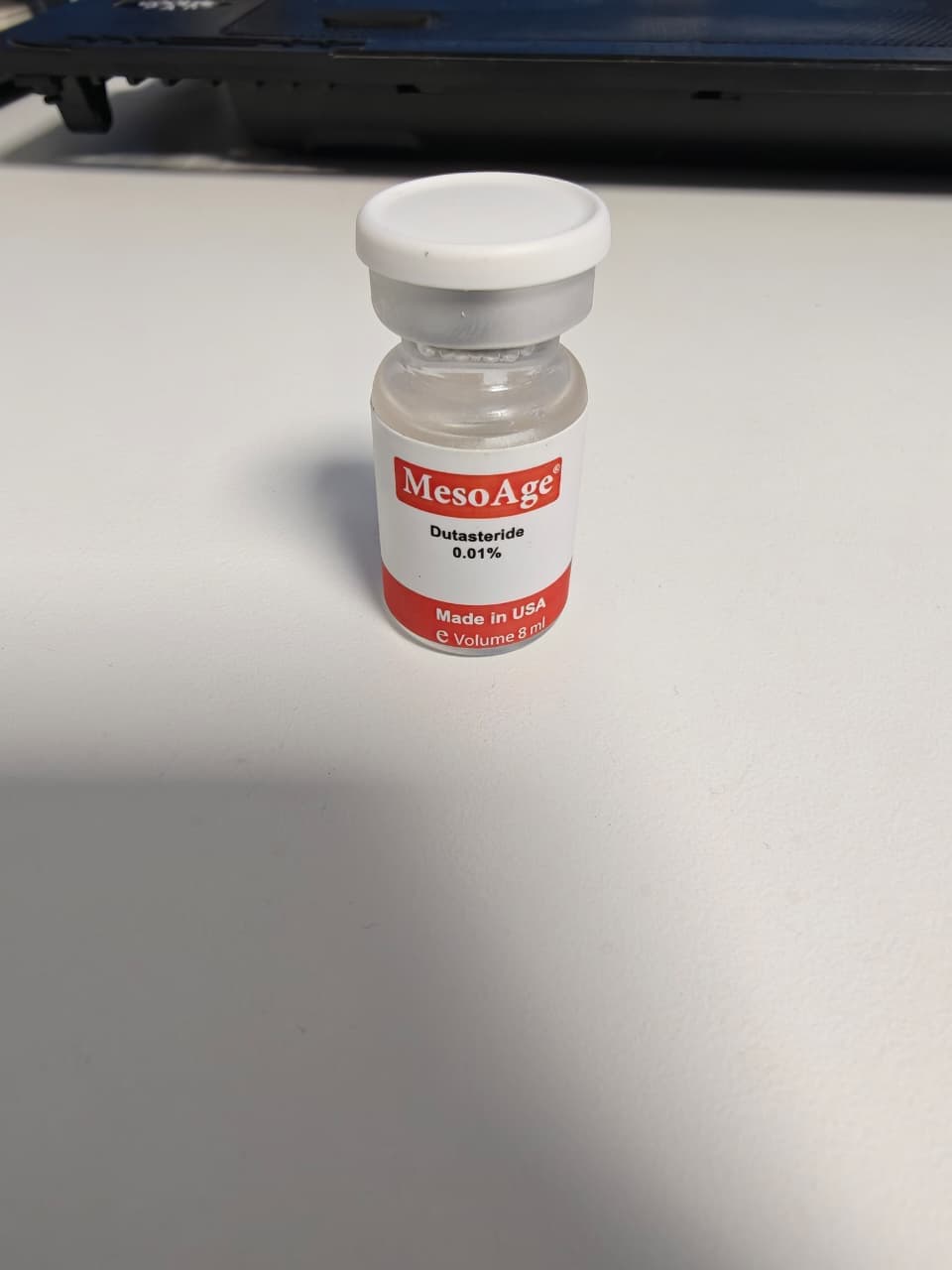 MesoAge Dutasteride 0.01% vial, 8ml, made in USA