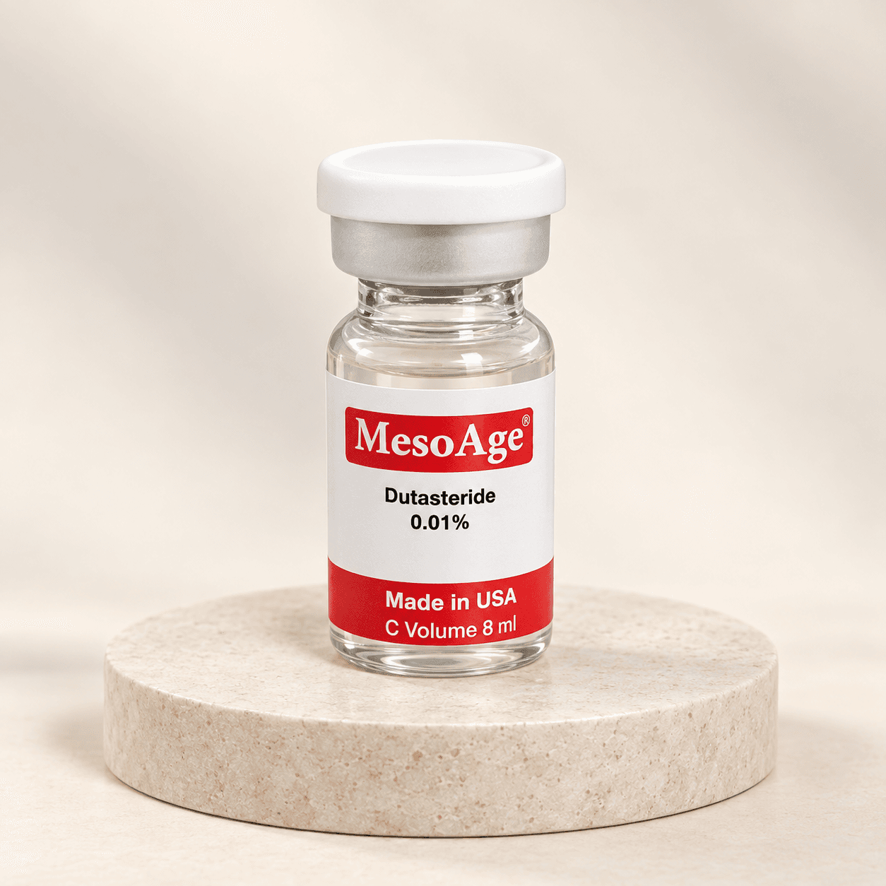 MesoAge Dutasteride 0.01% professional mesotherapy vial